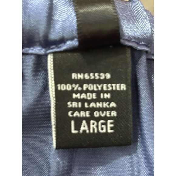 JONES NEW YORK Women's Large Blue Pajama Set Sleeveless Top Elastic Waist Pants - Picture 9 of 9